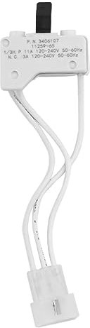 SGREHJDR Interruptor de Puerta de Secadora for 3406109 3406107 Whirlpool, Kenmore, Sears, Maytag, Roper, Estate