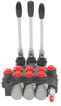 Hydraulikventil Hydraulisches 3 Spulen Ventil 1/2 BSPP Richtungssteuerventil mit einstellbarem Druck 5-31.5MPa für Traktoren und Baumaschinen