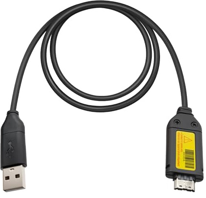USB Cable Suitable for Samsung Camera Charger SUC-3 SUC-5 SUC-7, Compatible with L200, PL-120, P1000, TL-105, SL-420, TL-100, SH-100, ST-65, SL-201, PL-210, PL-200, TL-205, TL-100, PL-121, 5FT/1.5M