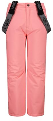 CMP Clima Protect Pantalon de ski pour enfant avec bretelles amovibles Rose, lotus, 152
