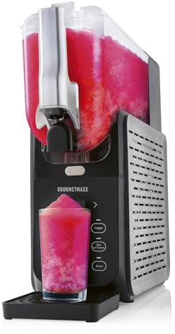 GOURMETmaxx FreezeUp Slush Eis Maschine | Slush Ice Maker con 5 modalità | Slushmaschine per Slushies, Milkshakes, Softeis ecc. | Slush Maker elettrico – 2,8 L | Macchina per ghiaccio Slush per fino a