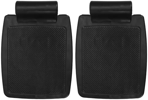 Yardenfun 1 Paire de Repose-pieds en Plastique Résistant pour Fauteuil Roulant Adulte, Surface Antidérapante, Dimensions 19 X 15 X 1,5 Cm, Compatible Plupart des Fauteuils Roulants,