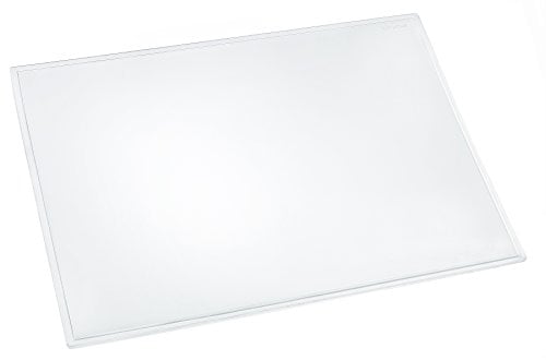 Läufer 43600 Durella durchsichtige Schreibtischunterlage 39x60 cm, transparente Schreibunterlage für hohen Schreibkomfort, transparent klar