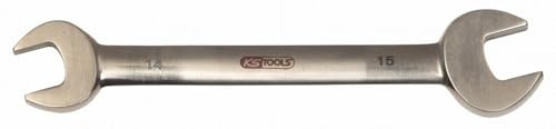 KS Tools 965.0114 TITANplus Doppel-Maulschlüssel, 14x15mm