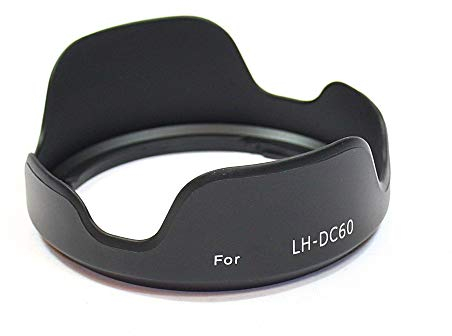 CELLONIC Paraluce Compatibile con Canon PowerShot SX30 IS, SX40 HS, SX50 HS, SX520 HS, SX540 baionetta LH-DC60 Lens Hood in Materiale Sintetico Protegge l'obiettivo e la Lente da Urti e Graffi