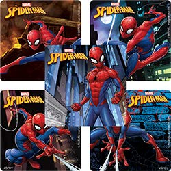 SMILEMAKERS Ultimate Spiderman Aufkleber, 100 Stück