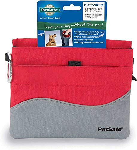 PetSafe Treat Pouch Sport Pet Training and Dog Walking Accessory, Red