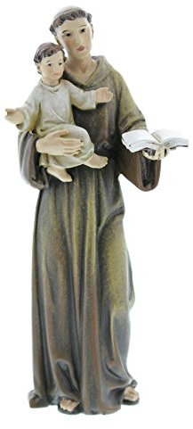 Roman Patron Saint Lost Items St Anthony Statue Child Jesus