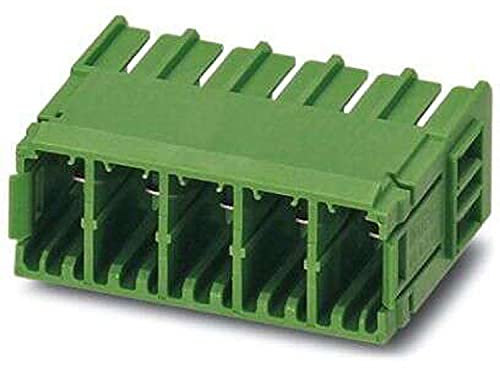 PHOENIX CONTACT PC 5/10-G-7,62 Leiterplattengrundleiste, 41 A, 630 V, 6 mm² Nennquerschnitt, Grün, 10 Anzahl der Potenziale, PC 5/..-G Artikelfamilie, 7,62mm Rastermaß, 5 mm Pinlänge, 50 Stück