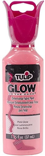 Tulip 1.25oz 3D Fabric Paint Pink Glow