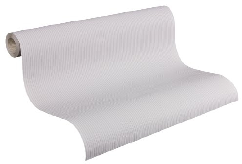 A.S. Creation 908711 Boys und Girls 4 Uni-/Streifentapete, grau