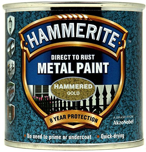 Hammerite Metallo Vernice Martellato Oro 250 ml (311380)