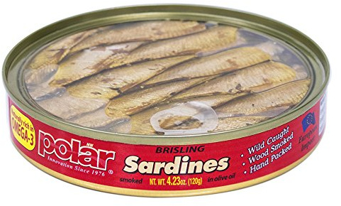 MW polar Brisling Sardines, Smoked, 4.23 Ounce
