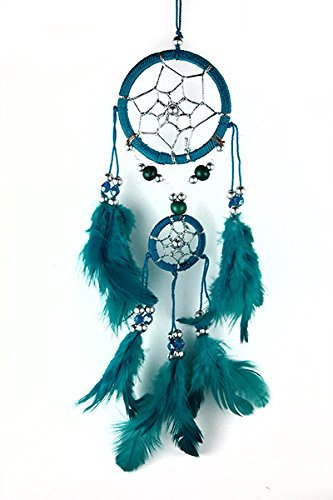 Dream Catcher/Traumfänger, 6 cm, türkis