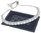 J.Fée Silver Bracelets for Womens 925 Tennis Bracelet with 4MM Cubic Zircon Crystal For Party,Adjustable Womens Jewellery with Box,Friendship Gift Birthday Gifts for Women Mothers Gifts For Mum
