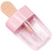 VAILANG 3,2x6,8 cm Süßes EIS Form Mini Lipgloss Tube Leere Lippenbalsam Behälter Mit Rosa Deckel Gummieinsätze Lippenstift Probenspender Flasche