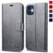 OCASE iPhone 11 Case, iPhone 11 Wallet Case with Card Holder, PU Leather Flip Case with Kickstand and Magnetic Closure, TPU Shockproof Interior Protective Cover for iPhone 11 6.1 Inch (Gray)