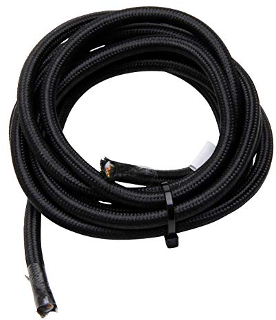 Kopp Metro cavo in tessuto H03 VV-F 3 x 0,75 mm², lunghezza 2 m, cavo in tessuto per lampada, 250 V, nero, 151502051