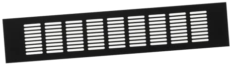 400x80mm Aluminium Dunkel Braun Lüftungsgitter Stegblech Lüftung Alu-Gitter Gitter Möbelgitter Möbellüftung