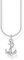 Thomas Sabo Damen Halskette Anker 925 Sterlingsilber, 38-45 cm Länge
