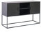 Homexperts Rich 02 Sideboard, 2 TRG, Metall, schwarz, B 120, H 75, T 40 cm