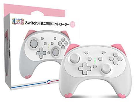 Controller wireless Cartoon Kitten per Nintendo Switch/Lite con Turbo, Motion Control, Dual Shock - Remote Wake up Gamepad, regali per uomini e donne