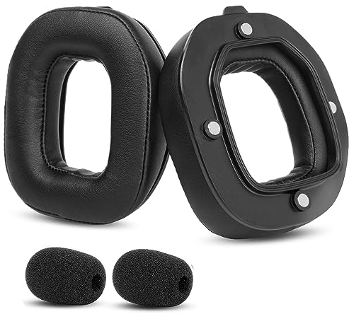 Ersatz-Ohrpolster aus PU-Leder kompatibel mit Astro A40 TR Gaming-Headset, kompatibel mit Astro A40 TR