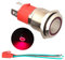 GUUZI Pulsador Momentáneo de 12V-24V/15A, sin luz LED Roja Impermeable, Pulsador de Arranque de Metal de 19mm con Cable de Enchufe