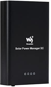 Solar Power Manager (C), Compatible with 6V~24V Solar Panels, Supports 3X 18650 Batteries(Not Include), Supports MPPT Function