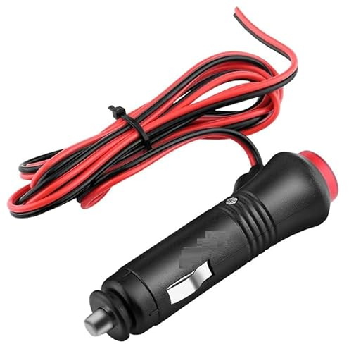 AUTOZOCO Conector de mechero para coche, Cable de alimentación para toma de corriente de vehículo, Apto para conectar tiras de led en el maletero de la autocaravana, 1.50 Metros, 10A, 12/24V