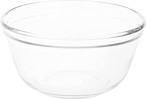 Rammento Glass Mixing Bowls Batter Bowls 1 Litre, 1.5 & Litre 2.5 (Size: 2.5 Litre)