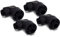 Alphacool Eiszapfen 16/10mm Compression fitting 90° rotatable G1/4-4pcs Set Deep Black