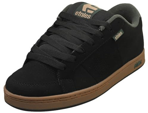 Etnies Herren Kingpin Skate Shoe, Schwarz Grüner Kaugummi, 45 EU