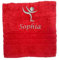 Personalisiertes Handtuch mit Namen Schön gestickter Sport Name Handbadetuch 100% Baumwollhandtuch Sportliche Motive Personalized Custom Towel with Name (140 x 70 cm, Eislaufen)