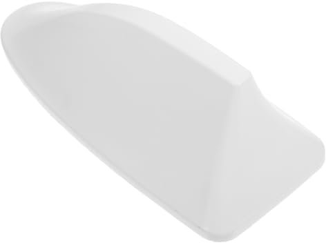 OSALADI Shark Fin Antenna for Car Shark Antenna for Antenna Accessories Car Roof Aerial Base Shark Fin Shape Antenna Car Shark Fin Antenna Decor Antenna Mount White Abs Antenna Cover Radio
