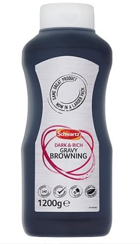 Schwartz Gravy Browning, Ready to Use Rich Gravy Browning for Soups, Stews and Casseroles, Perfect to Add Colour to Marinades and Meat Rubs, 1.2kg