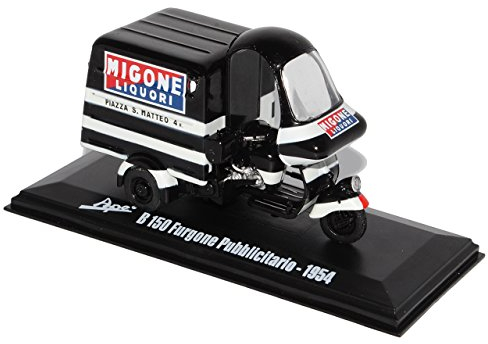 Generisch Vespa Piaggio Ape B150 Furgone Pubblicitario 1954 Schwarz 1/32 italeri Del Prado Modellmotorrad Modell Motorrad Sonderangebot