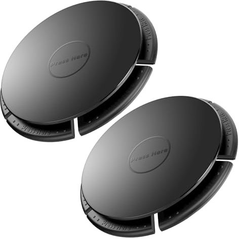 eSamcore Cuscinetto adesivo per cruscotto auto, supporto a ventosa per telefono, 3 m, diametro 7,9 cm, disco di montaggio per iPhone/iPad/tablet/GPS [confezione da 2]