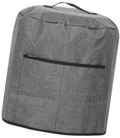 Coperture protettive per friggitrici ad aria da 38 cm per elettrodomestici elettrici portatili per pentola a pressione elettrica cuociriso nero/grigio