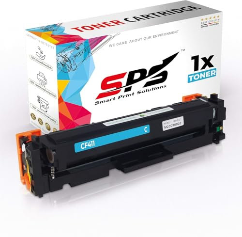 CF411A / 410A Toner Kompatibel für HP Color LaserJet Pro M 452 | 477 | 477 FDW | 452 DN | 477 FDN | 477 FNW | 452 NW | 377 | 377 DW | 452 | Cyan | 2.300 Seiten