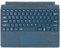 Tastatur passend für Microsoft Surface Pro 9/10/11/Pro X – QWERTY – Bluetooth-Tastaturabdeckung – mit Touchpad und Tastaturbeleuchtung – Blau