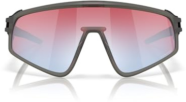 Oakley Unisex Latch Panel Sportbrille, grey smoke prizm snow sapphire, OneSize