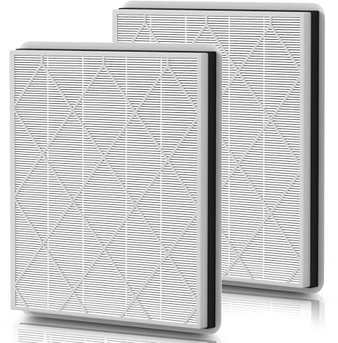 HE401 Replacement Filter for Shark Air Purifier 4, Compatible with Shark HE400, HE401, HE401C, HE401NP, HE402, HE402C, HE405, UA415, True HEPA Filter, Part No. HE4FKBAS, HE4FKPET, HE4FKPETMB, HE4FKPRO