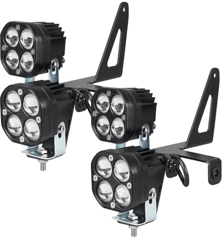 NICECNC Raptor 700 Arbeitsscheinwerfer vorne pulverbeschichtet kompatibel mit Raptor 700 2013-2026, Raptor 700R 2013-2026, Raptor 700R SE 2013-2026, Aluminium, Raptor 700 Scheinwerfer, Scheinwerfer
