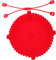VICASKY Reusable Round Silicone Baking Liner for Air Fryers Non Stick Kitchen Pot with Handle Easy to Clean Red for Frying Baking and Casseroles