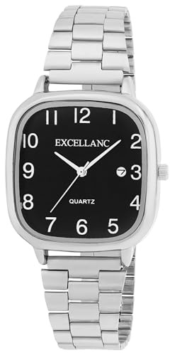 Excellanc Damenuhr aus Metall in Silber, in Einer Länge von 22 cm, Klassisches Design für Jede Frau
