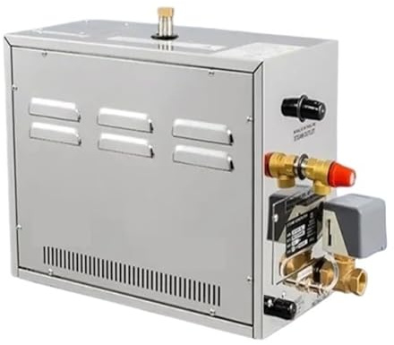 YZRDCXM 7KW Smart Steam Bath Generator,Sauna Steamer,Steam Generator Stainless Steel Automatic Water Supply Home Sauna Equipment for Space Heating and Shower House