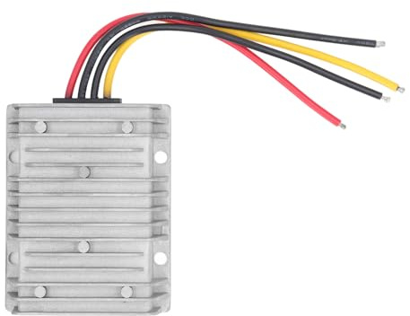 SustVita Convertidor Elevador de Voltaje CC, Salida de 10 A, 48 V, módulo de Fuente de alimentación, Transformador Elevador con Entrada de 9 V a 30 V, clasificación IP67 para Uso