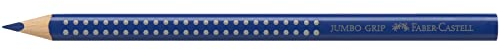 FABER-CASTELL Dreikant-Buntstift Jumbo GRIP, helioblau VE = 1