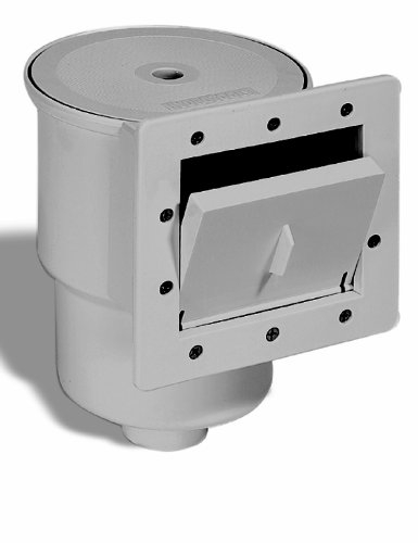 Swimline Hydrotools GREY Standard Thru-Wall Above Ground Pool Skimmer Kit | ABS Construction | Pool Skimmer Kit | Large Debris Basket | Snap-In & Removable Weir | Above Ground Pool Skimmer
